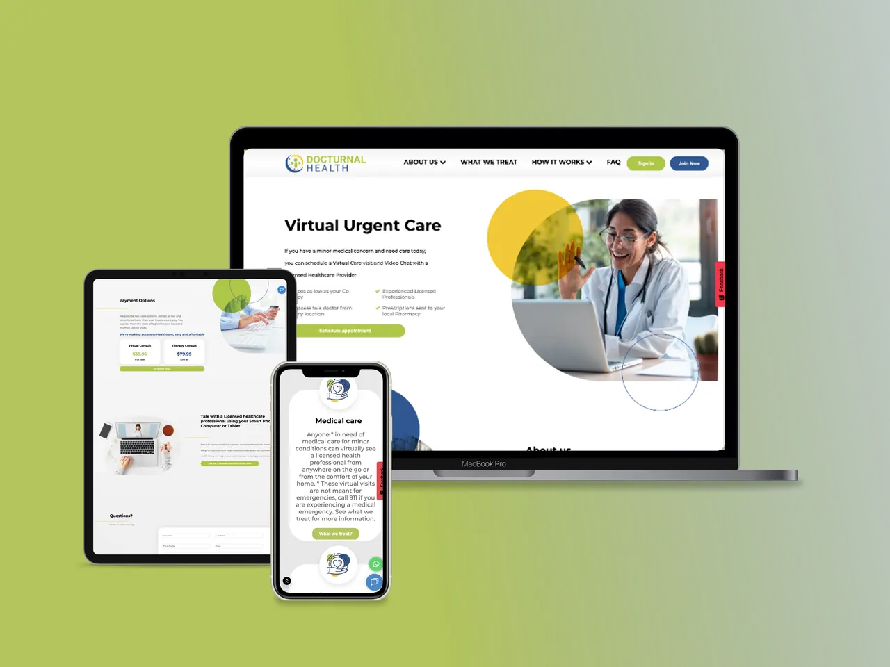 Docturnal Health product mockup