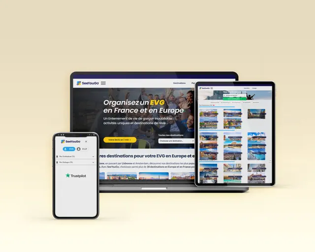 Seeyougo Websites project mockup